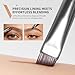 DUcare Angled Eyebrow Brush Precise Eye Brow for Shaping Definition, Ideal for Eyebrow, Eyeliner, Detail Work, Vegan