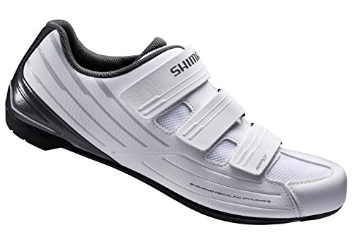 Shimano SH-RP2 Women's Touring Road Cycling Synthetic Leather Shoes, White, 42