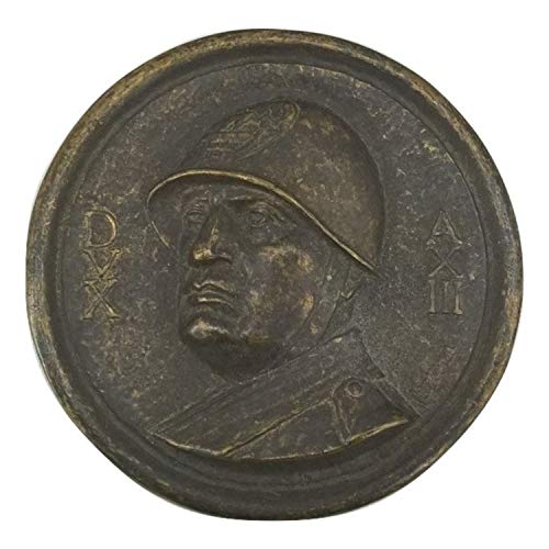artigianatodaloise - Medaglione Mussolini in Bronzo Artigianato Artistico - Mussolin