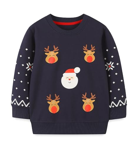 Boys Sweatshirts Long Sleeve Sweatshirts T-shirts Crew Neck Cotton Casual Sweatshirts Cartoon Tops for Boys-169