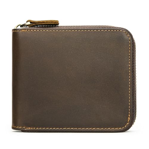 Men's Wallet Leather Retro Men's Ultra-thin Business Wallet for Party,Travel2