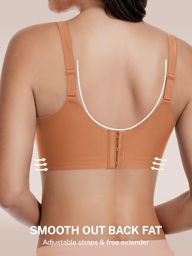 Image of habibee Jelly Bra for Women No Underwire Comfort Seamless Bras Push Up Wireless Bras Full Coverage Bralettes