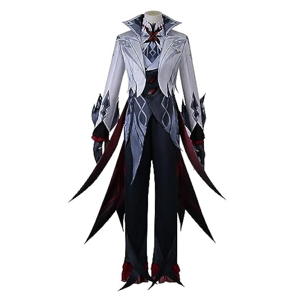 Game Genshin Impact Arlecchino Cosplay Kostuum Outfit Uniform Jurk Volledige Set Halloween Party Carnaval Verkleedpak