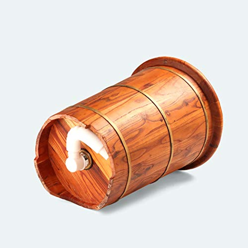 Tina de pies de madera para uso doméstico 55cm con tapa miniatura 3