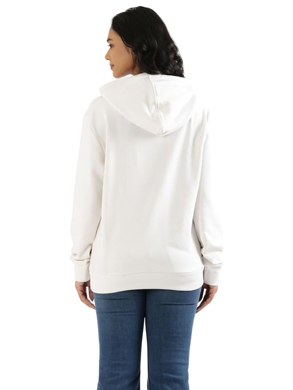Image of SAADAA Unisex Pullover Fleece Hoodie for Men & Women | 100% Cotton Top Surface | Fleece Inner | Casual Fit | 2 Pockets | Winter Wear