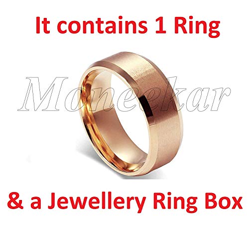 Image of Moneekar Jewels 18k Stainless Steel Ring for Men and Women