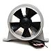 Marine Boat in-Line Blower SY01211 | 4 Inch 12 Volt 4.3 Amp Gray