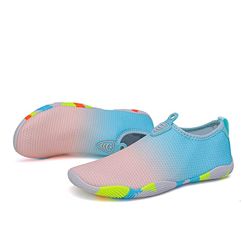 Image of Vsufim Quick-Dry Water Sports Barefoot Shoes Aqua Socks for Swim Beach Pool Surf Yoga for Women Men