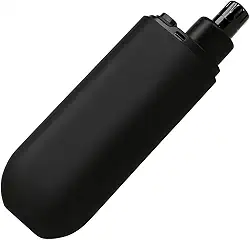 Aparador de Pelos Nariz e Orelha Recarregável USB, Portátil, Lâmina Giratória 360° em Aço Inoxidável, Azul (Preto)