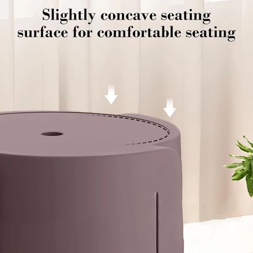 Image of The Artment Coffee Singal Tivo Plastic Stool Modern Stackable Multipurpose Stool with Anti-Slip Base | Lightweight Waterproof PP Stool for Bathroom, Kitchen, Balcony & Living Room, Home & Office