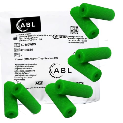 ABL Supplies Masticables alineadores de ortodoncia (paquete de 8) - Masticables dentales para tratamiento de ortodoncia