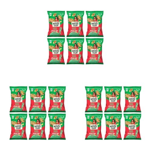 Image of Wickedgud Wickedgud Chickpea Popped Chips - Perfect Pudina 20gm | Pack of 18