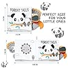 HOTUT Libros de Tela para Bebés,Libro Blandos para Bebés con Panda,Libro de Tela deJuguetes Aprendizaje y Educativo,Libro Bebe Interactivo Juguetes Bebes,Juguetes de Libros Sensoriales Suaves #2
