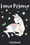 Lama Pyjama: Lustiges Lama Notizbuch, Notizheft, Schreibheft, Tagebuch (Taschenbuch ca. DIN A 5 Format Liniert) von JOHN ROMEO: Alpaka Notizheft mit ... Frauen, Männer und Kinder – Von JOHN ROMEO