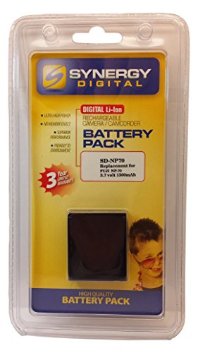 Sdnp70 Lithium Battery - Rechargeable Ultra High Capacity (3.7V 1300 Mah) - Replacement For Fuji Np-70 Battery For Fujifilm Finepix F20, F40Fd #TOP1