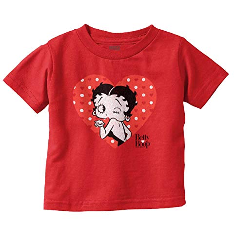 Betty Boop Blowing Kisses Adorable Youth T Shirt Tee Girls