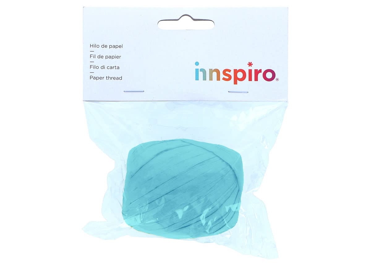 INNSPIRO 99813 Blue Paper Raffia 4mm x 30m - Image 2