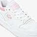 Lacoste Womens Lineshot Sneaker, WHT/LT PNK, 8