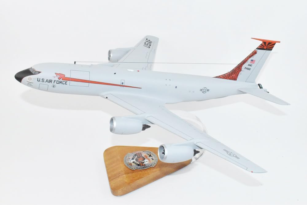 161st ARW Arizona ANG 2023, KC-135R 18-inch Mahogany Model