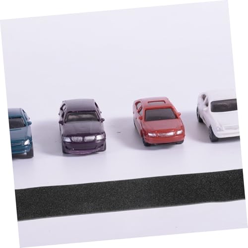 Ruban adhésif routier noir 5cm x 10m pour circuit de voiture et décor de modélisme ferroviaire