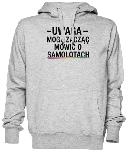 Sweat à capuche gris homme et femme le cadeau idéal pour amateur d'aéronautique