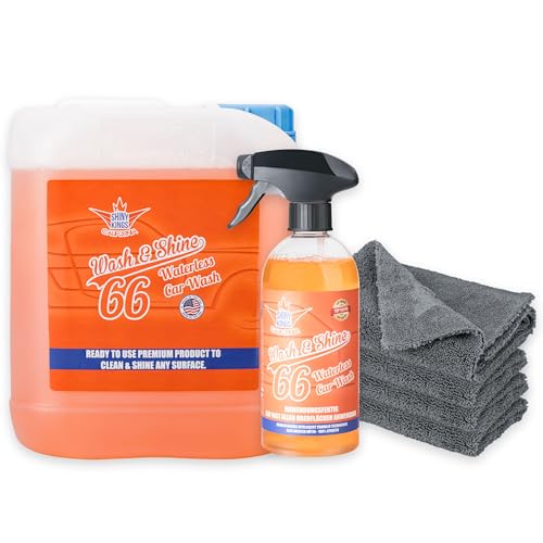 Shinykings Wash&Shine WASSERLOSER Auto Reiniger | Pflege und Schutz inkl.