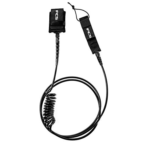 FCS Stand Up Paddle Board Regular Ankle Leash - Black - 7'