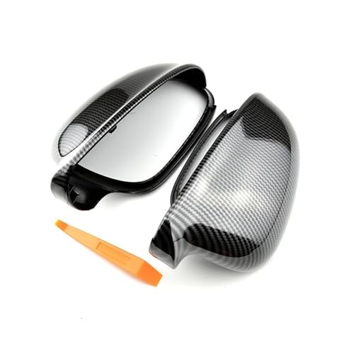 Coque de rétroviseur Golf 5 carbone remplace pièce usée sport