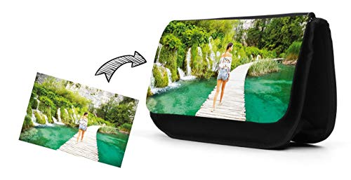 IDcaseFR - Trousse d'école Maquillage Bijoux Personnalisable avec Votre Propre Image au Choix Cover