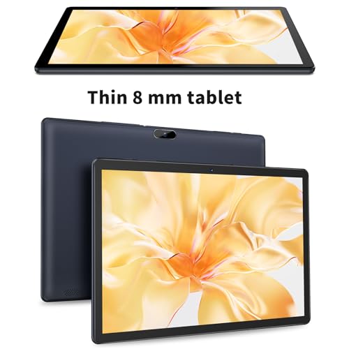 PRITOM 10 inch Tablet, 64GB ROM, 1024GB Expand, Quad Core Processor, HD IPS Screen, 6000mAh Battery, Android WiFi Tablets Dual Camera, WiFi, Bluetooth, Tablet - Image 6