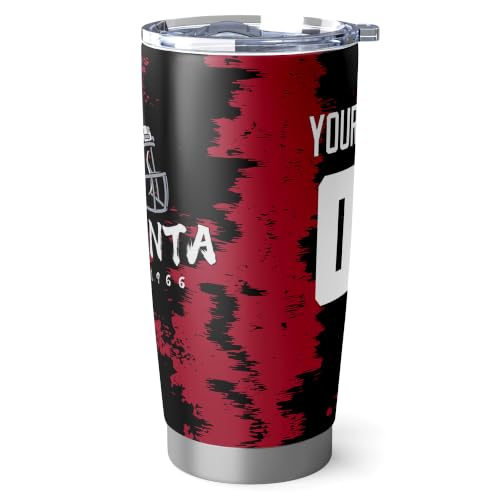 Image of ANTKING Atlanta Tumbler 20oz Travel Mug Custom Number Name Gifts