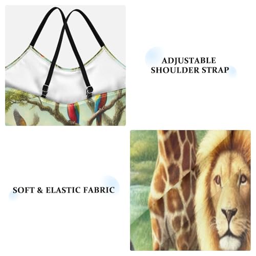 Tropical Animals Jungle Bathing Suits for Girls Swimsuit Summer Beach Swimwear One Piece Swimsuits3