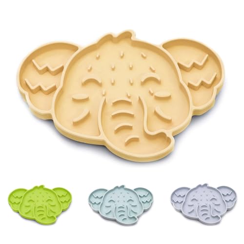 Silicone Slow Feeder Cat Bowl & Lick Mat - Cat Slow Feeder Dry We...