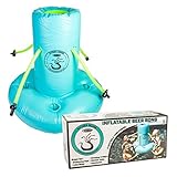 Head Rush Hydra Bong - Inflatable Beer Bong for Four Persons, Drinking Accessories for Pool Parties and Drinking Games, Fun Inflatable Beer Funnel with Four Flexible Tubes