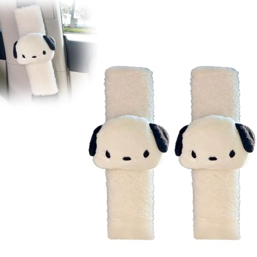 JYNXOR 2 Pcs Copri Cintura Di Sicurezza Auto, Sicurezza Copertura, Imbottitura Copricintura Auto Bambini Motivo Cucciolo, Auto Cuscinetti Cintura Sicurezza, Soffice, Per Tutti Sedili Auto(25×7cm)