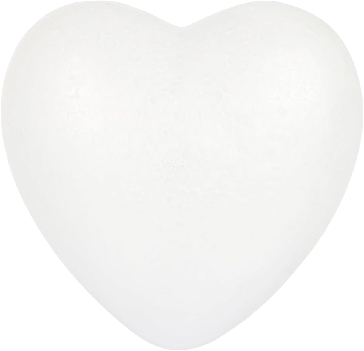 Gadpiparty Heart-Shaped Foam Balls for Crafts DIY Wedding Decorations Valentine S Day Christmas 5.90 X 5.90 X 2.36 Inch Paintable Hearts for Art Projects