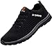 DYKHMATE Uomo Scarpe da Ginnastica Sportive Sneakers Running Basket Sport Outdoor Fitness Respirabile Scarpe da Corsa (Nero Grigio,46 EU)