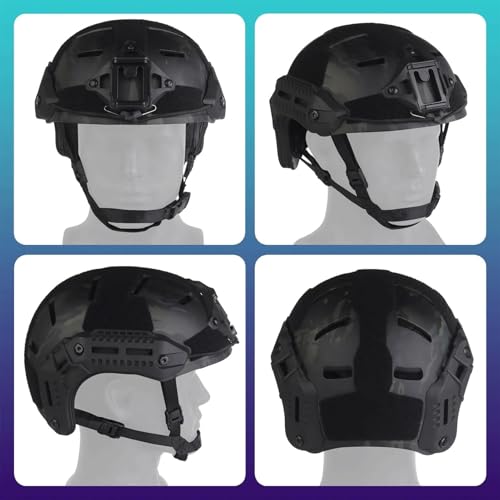 Casque airsoft léger et ajustable avec fixations multifonctionnelles - 2