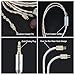 okcsc 0.78 2PIN to 3.5mm 4 Core Upgraded Replacement Earphones Cable IEM Cable for Astell&Kern Diana/Final A3000/A4000/A5000 64 Audio U12t/U18t IEMs 3.94FT