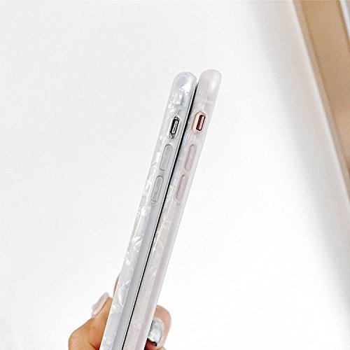 Iphone 6 Plus Case, Iphone 6S Plus Case, Gizee Glitter Pearly-Lustre Translucent Flexible Soft Slim Fit Full Protective Shell Pattern Phone Case For Girls (Colorful) #TOP6