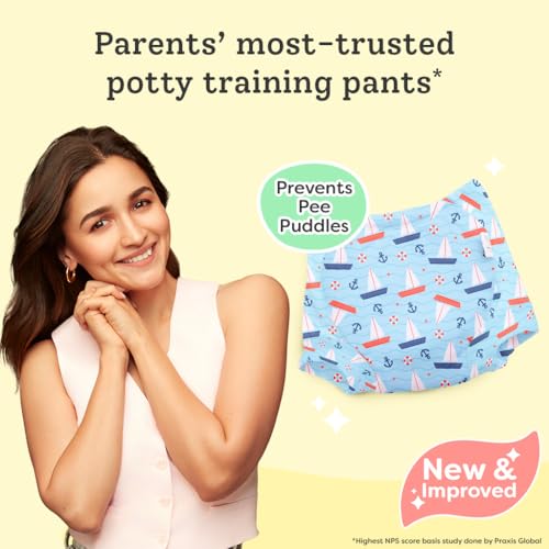 superbottoms Padded Underwear™ for Babies | for Potty Training & Mess-Free Diaper-Free time | 3 Layers of Cotton Padding | Absorb 1 Pee | Pull-up Style Potty Trainers