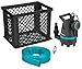 Produktbild Gardena Hochwasser-Set 10500: Tauchpumpe mit Fördermenge 10500 l/h, Automatic-Funktion, Schmutzpartikelfilter bis 25 mm, inkl. Schlauch-Anschluss und Aufbewahrungsbox, 400 W (9009-47)
