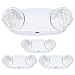 Gruenlich LED Emergency Exit Lighting Fixtures with 2 LED Bug Eye Heads and Back Up Batteries- US Standard Emergency Light, UL 924 Qualified, 120-277 Voltage (4-Pack)