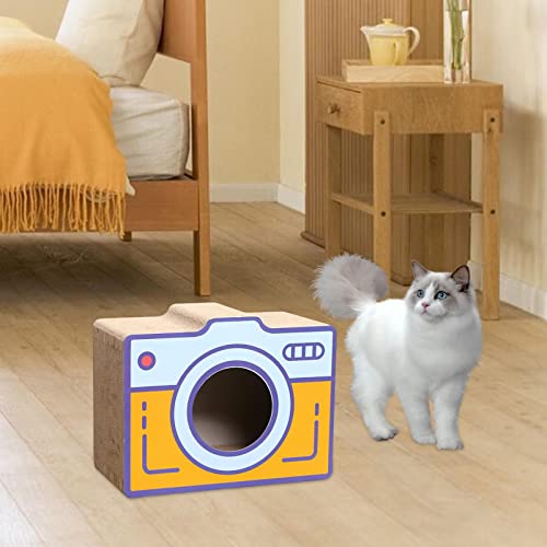 ＫＬＫＣＭＳ Scratcher Lounge Cat Scratchers Papelão Brinquedo de treinamento Brinquedo interativo para ga