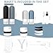 18pack Travel Bottles for Toiletries,TSA Approved Silicone Travel Containers for Toiletries,Leak Proof Refillable Liqus Shampoo And Conditioner travel Essentials toiletry Bottles