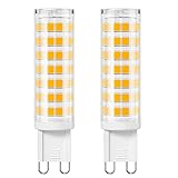 Larga vida útil que ahorra energía: reemplace la bombilla halógena G9 de 50W ~ 80W y ahorre un 90% en la factura de electricidad. Súper brillante, duradero, sin parpadeos, vida útil de 30.000 horas.