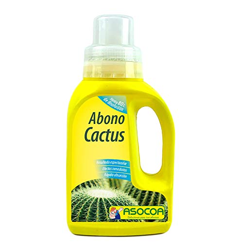 ASOCOA COA106 Abono Cactus 300 ml, Amarillo, Cactus