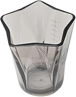 Vista 1 de Rattleware Jarra medidora de plástico ahumado de 5 cañones, versátil y duradera para uso en cocina y laboratorio, apilable y apta para lavavajillas