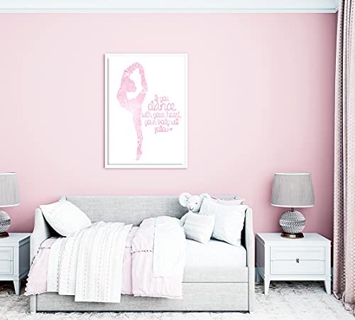 Dance Silhouette Typography Print - Printchicks Dance Quote Art Poster Girls Room & Studio Decor #TOP7