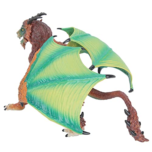 EMUKOEP Colección de Modelos de Figura de Dragón de Alta Simulación, Juguetes Educativos para Niños (165 Wild Dragon (sin escupir de Fuego))